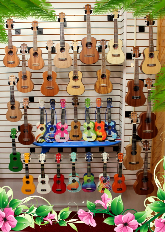 These Ukuleles are in stock at Dr. Guitar Music